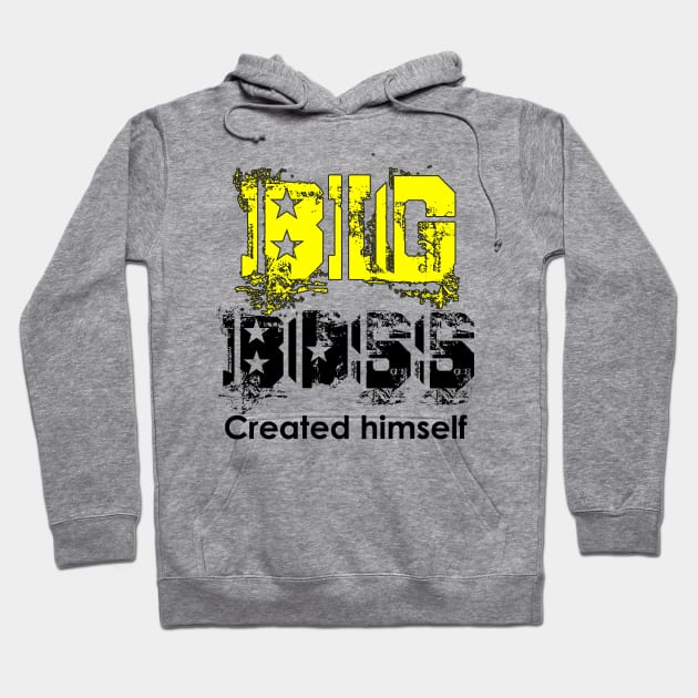 Big Boss Created himself Hoodie by SparkStyleStore
